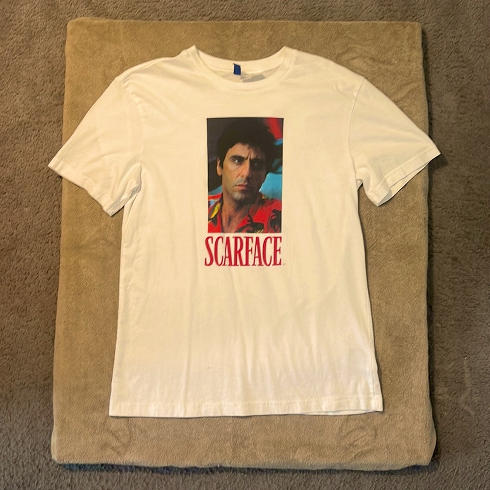 White Scarface Tee